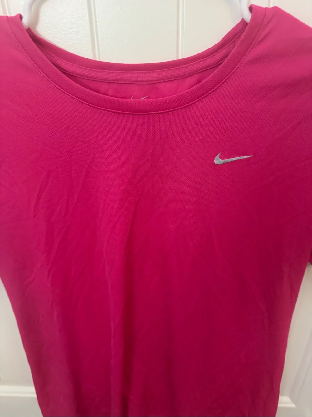Nike Dri-FIT Women’s Pink Short Sleeve Athletic Shirt Size Large F